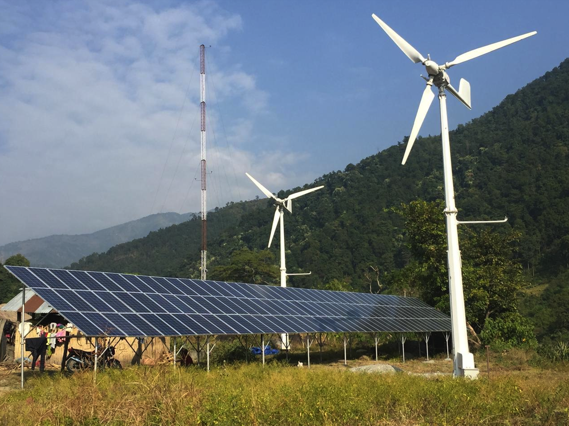 15KWP Solar Mini Grid System at Bhorleni, Makwanpur (Dec 2015)