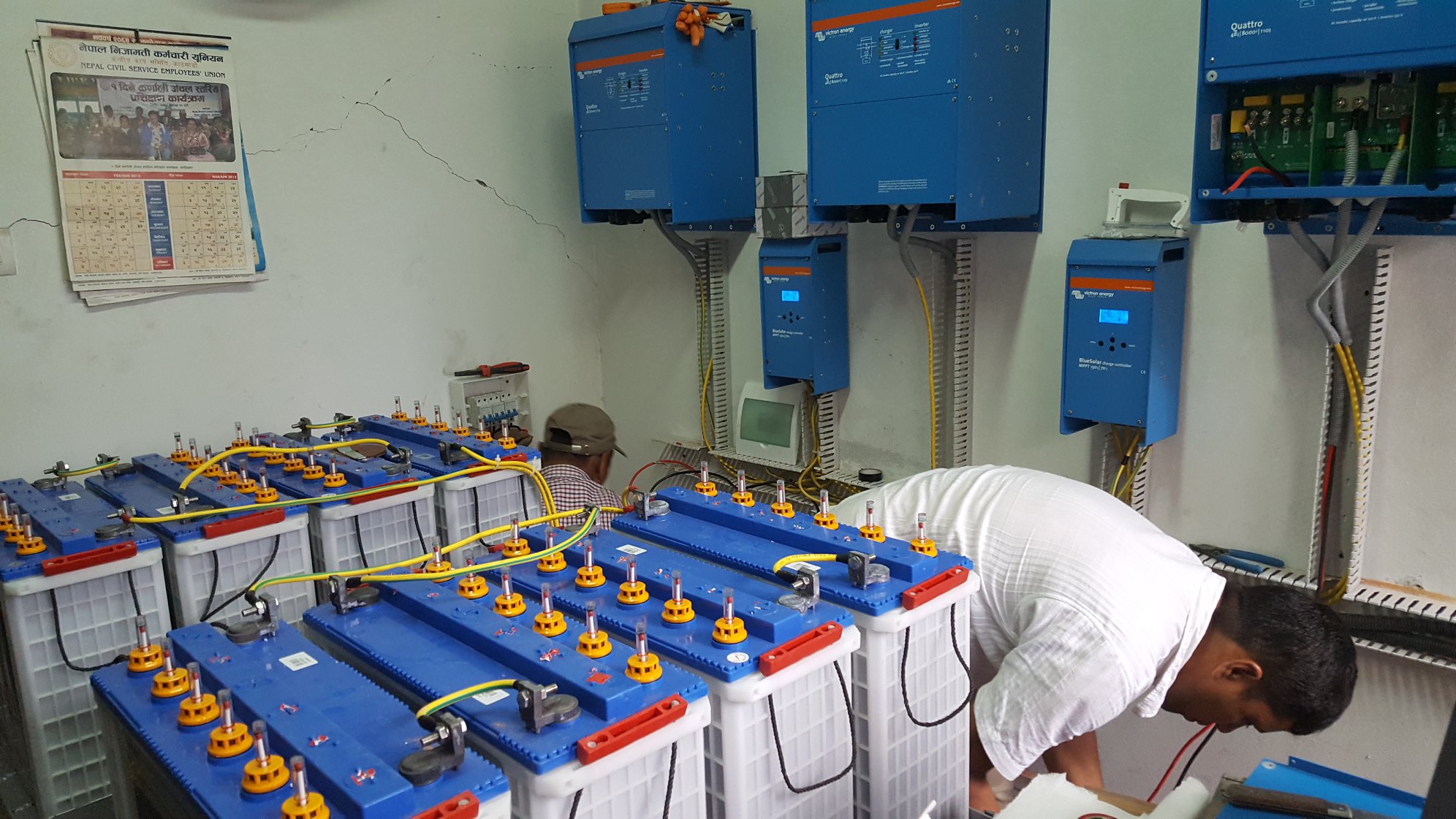 True off-grid System at Sanchar Mantralaya, Singhadurbar.